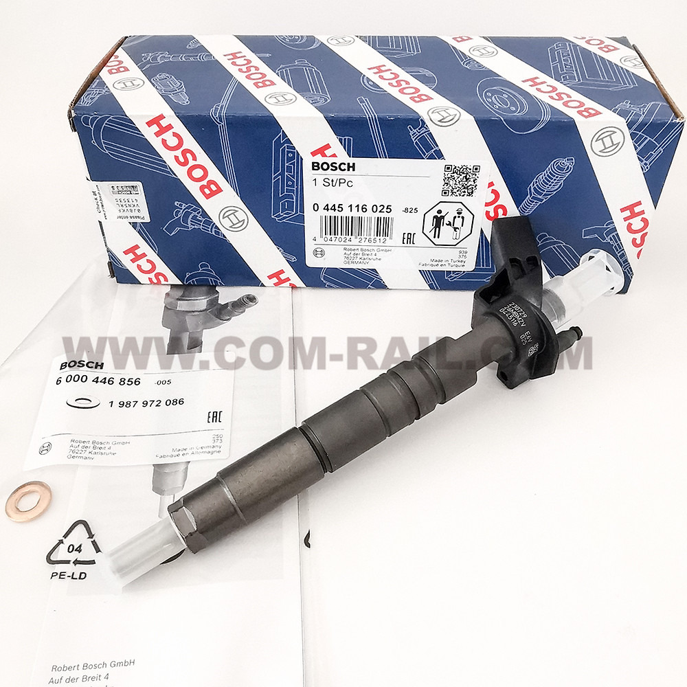 Best BOSCH original injector 0445116025 Common Rail Injector