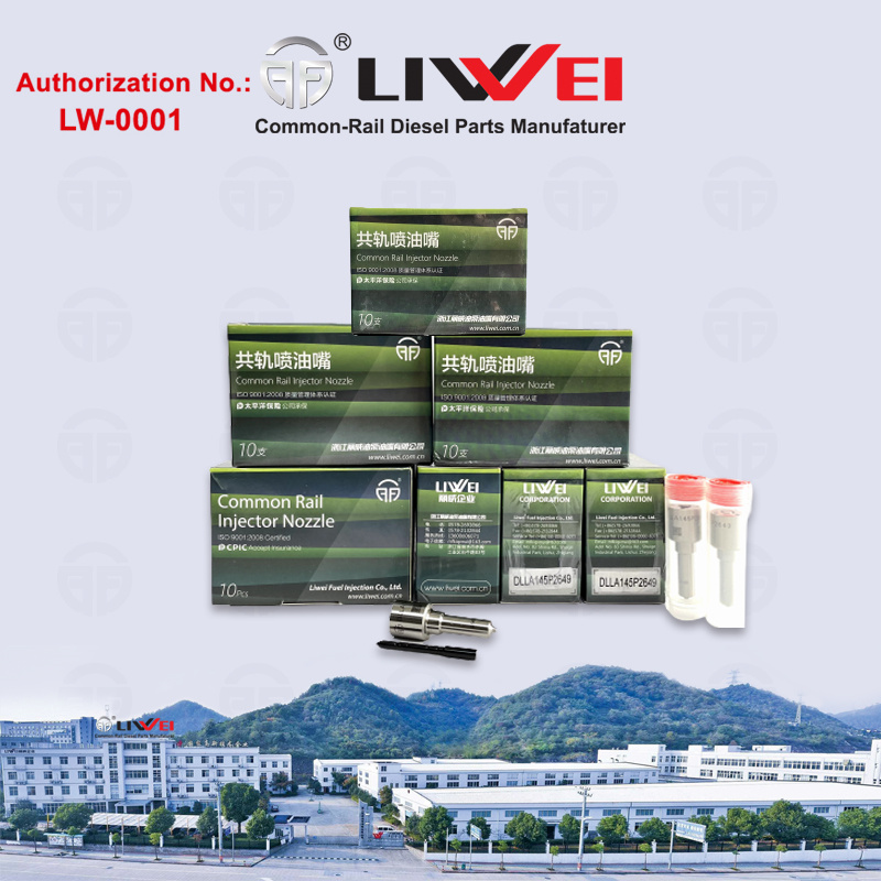 Best LIWEI brand nozzle DLLA145P2649 for injector 0445120528 0445120529 ...