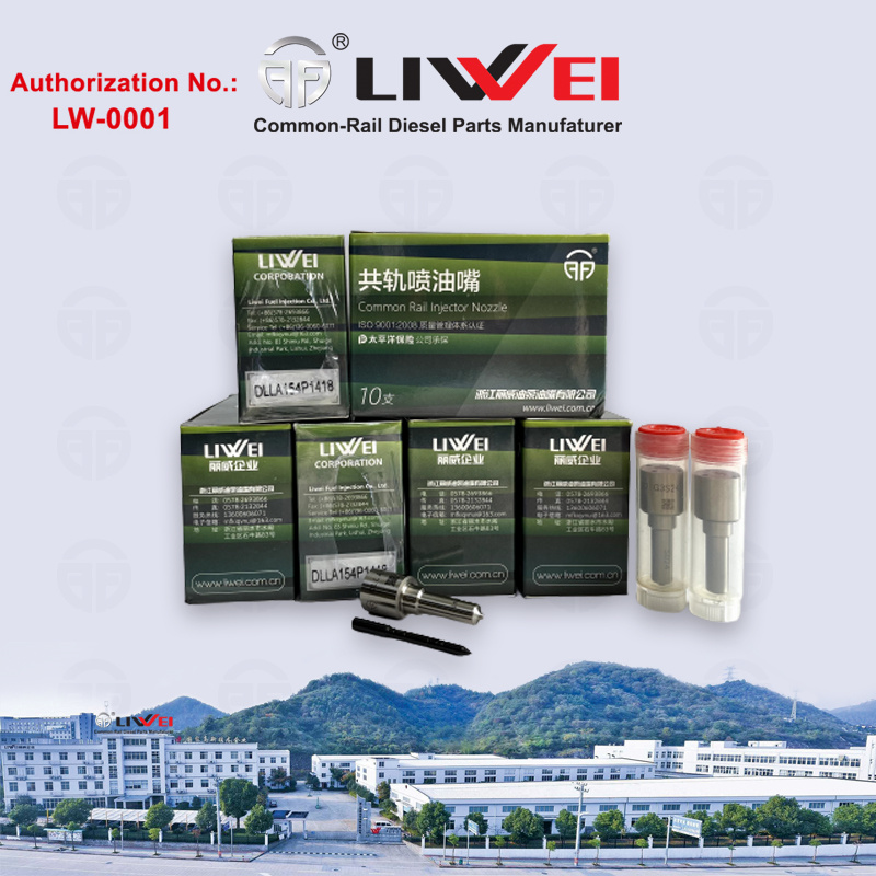 Best LIWEI brand nozzle DLLA154P1418 for injector 0445120045
