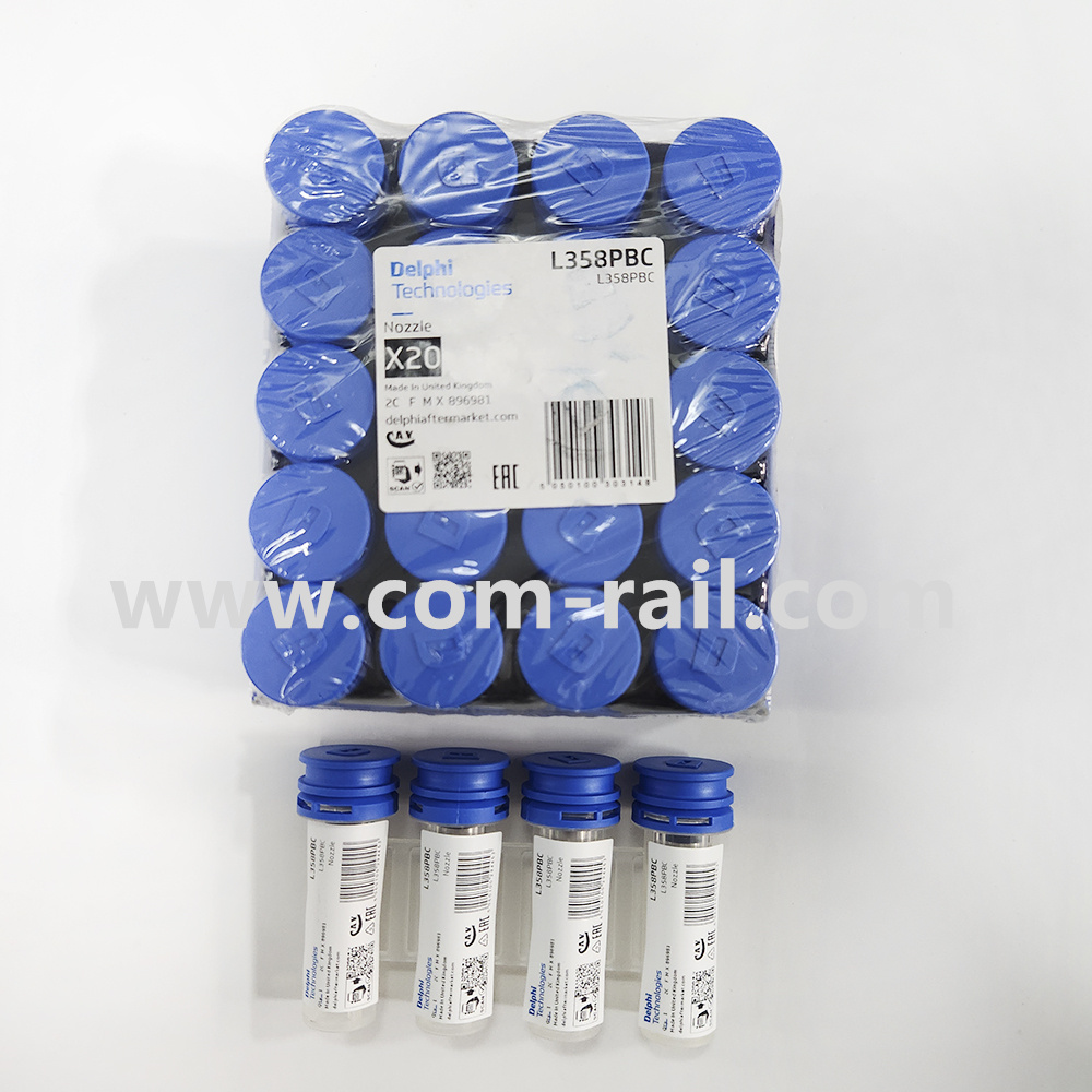 Best Delphi original common rail injector fuel nozzle L358PBC